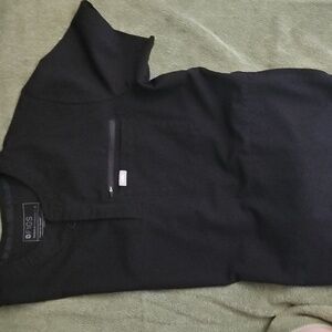 Figs Jet Black Medical Top